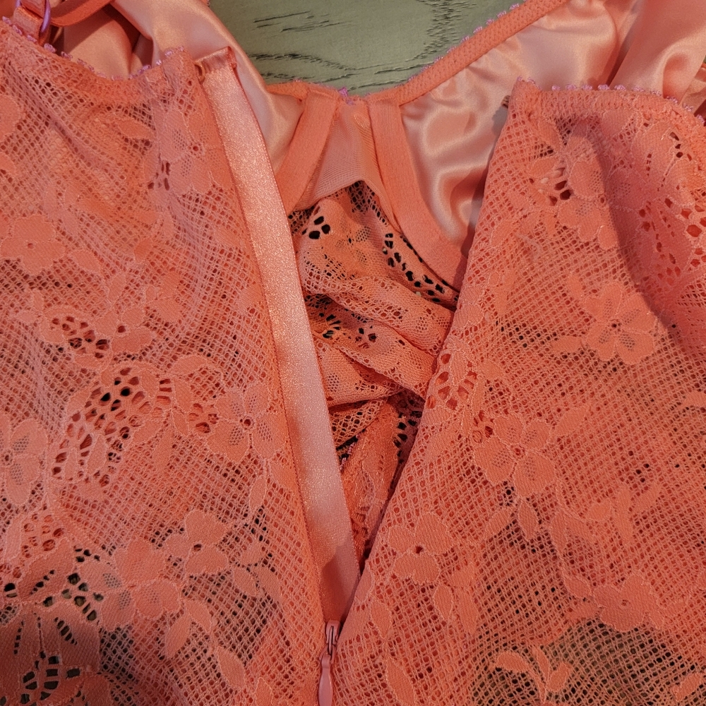 Victoria's Secret Tease Lace Demi Bodysuit. - Picture 15 of 16